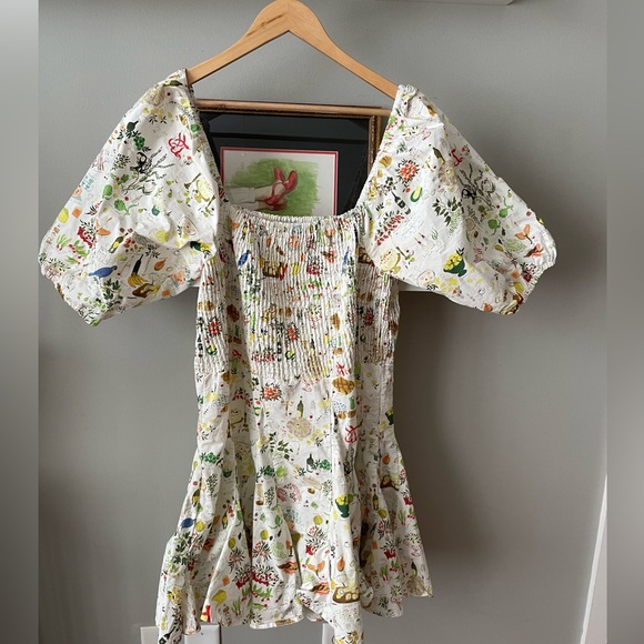 Rhode Astrid Cotton Dress size large - Picture 5 of 11